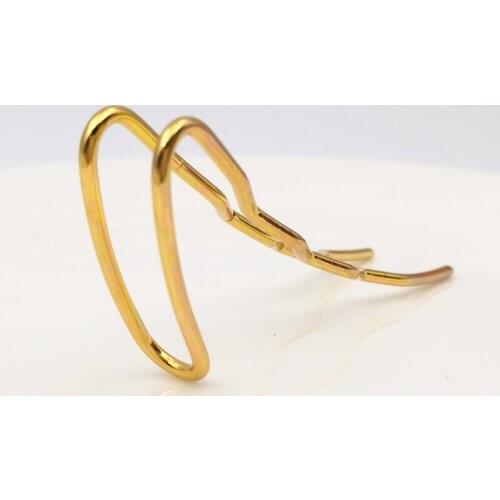 10pcs/lot 70MM 4Colors Copper U-shaped 7 Words HairPins DIY Hair Jewelry Settings Hair clips Accessory Findings