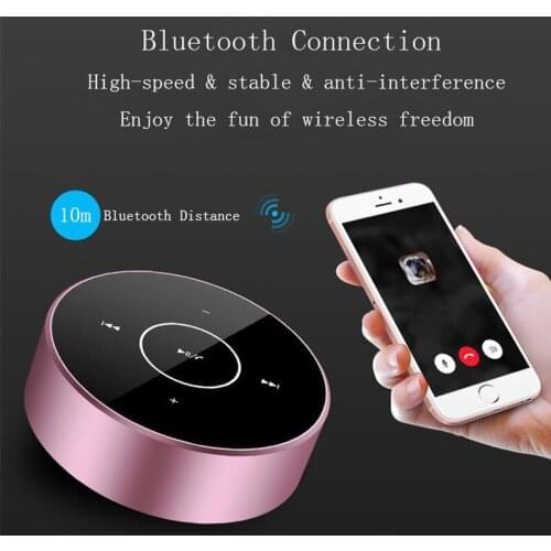 Mini Speakers Bluetooth Portable Wireless 3D Stereo Speaker Touch Button Bass Loudspeaker Support TF Card Bluetooth Speaker