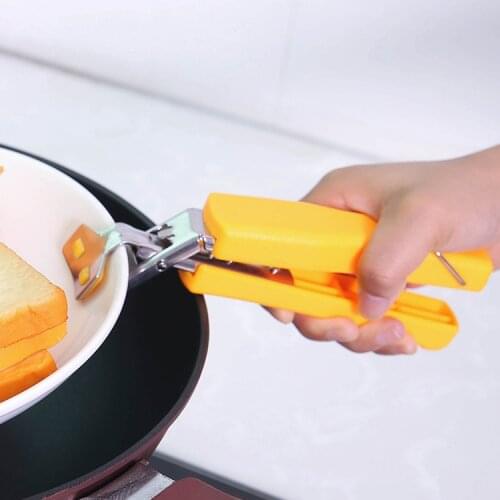 Multifunctional Stainless Steel Chuck Bowl Clamp Clip Anti-scald Non-slip Plate Bowl Clip Clamp Kitchen Gadget Kitchen Tools