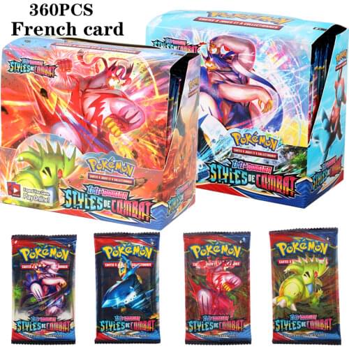 New carte pokemon francaise Sword And Shield Battle Styles Full New Sealed Retail Box (36 Packs) Pokemones French Cards