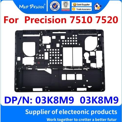 Laptop New original Bottom Base Assembly For Dell Precision 15 7510 7520 M7510 M7520 - No USB C - 03K8M9 3K8M9 AM1DI000B02