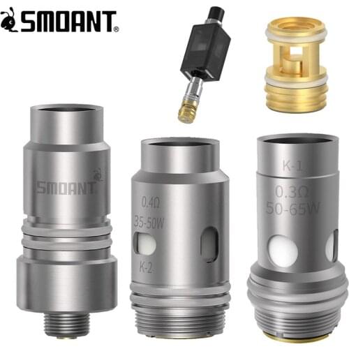 2021 New Smoant Knight 80 0.3 Ohm 0.4 Ohm Coil Base Cartridge RBA Smoant Kight 80 Pod Vape E Cigarette Accessoies