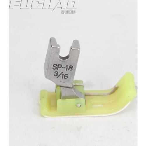 Flat Plastic With Knife Presser Foot SP-18R 3/16 Plastic Right Ribbed Mouth Presser Foot For Sewing Machine