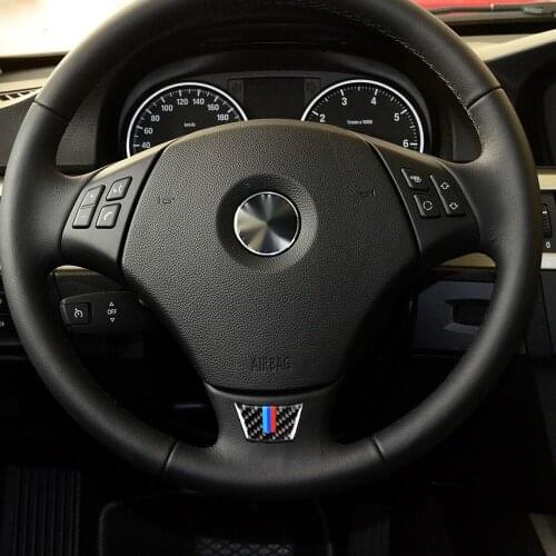 It Is Suitable For BMW 2005-2012 3 Series The Carbon Fiber Dedicated E90 Steering Wheel Sticker