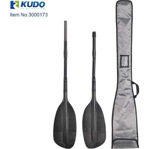 Durable Sea Carbon Fiber Whitewater Kayak Paddle with bent shaft for Watersports Surf in sea with Free bag