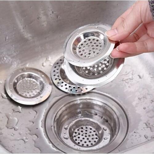 Kitchen Sink Strainer Stainless Steel Drain Hole Filter Trap Long Lasting Protection Against Clogging Bathroom Sink Accessories