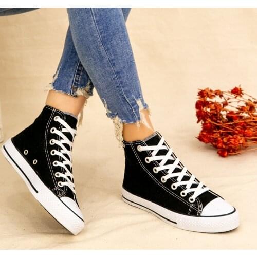 Tonar Kori Black Linen Boots Sport Women Shoes New Season Laced Casual and Stylish Simple