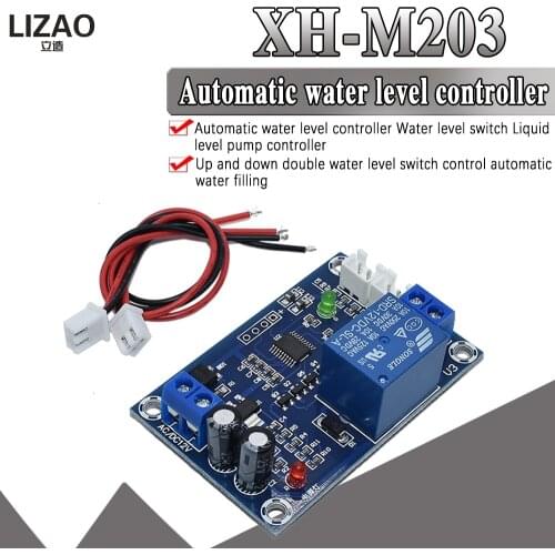 XH-M203 water level controller automatic water level controller water level switch level water pump controller S18 Drop shi