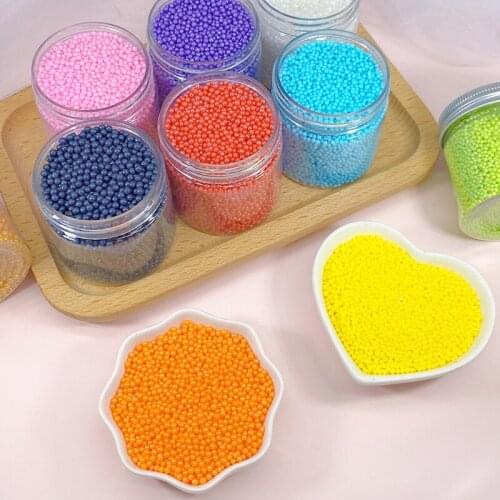 1mm Edible Cake Sprinkles Decoration Sugar Beads Colorful Embellishment Candy Pearl Cake Baking Gold Silver Ball Decoration 500g