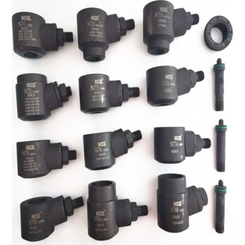 1PCS common rail injector short clamp tools for BOSCHH for DENSSO, common rail injector diesel oil back flow joint
