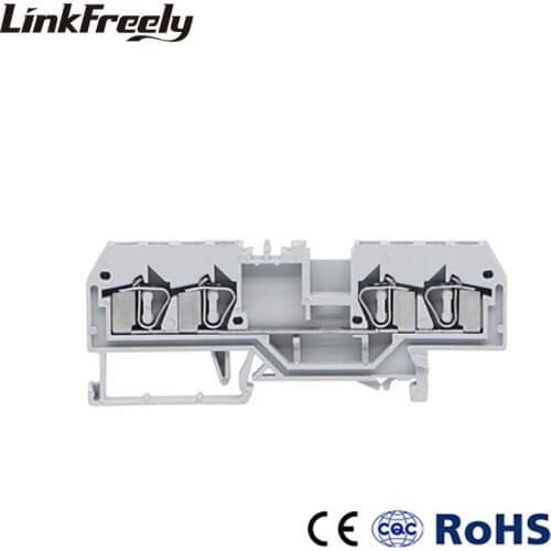 10pcs 281-652 Terminator Press Electrical Wire Connector Terminal Blocks Plug-in Spring Quick Wire Connection Terminals Din Rail