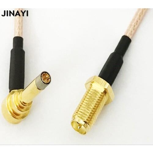 10pcs MS-156 MS156 plug male to RP SMA female test probe RG316 cable leads 15cm