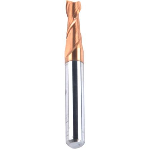 2 flutes 2 4 5 6 8 10mm square end mills 35 degree helix angle, for high hard steel, solid carbide cutter CNC tools