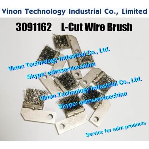 3091162 edm L-Cut Wire Brush (Stainless Steel type) for S odick AQ750L Wire Brush Wire EDM Repair Parts 3091293, 435928, 0620984