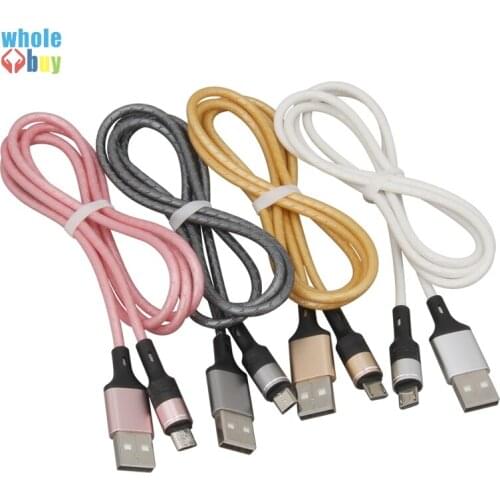 500pcs/lot USB Cable Type C Micro USB 8pin Cable 1m Celestial Column Data Sync Charger Charging Cable for Iphone Huawei Mate 20
