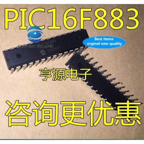 5PCS MCU PIC16F883-I/SP PIC16F883 in stock 100% new and original