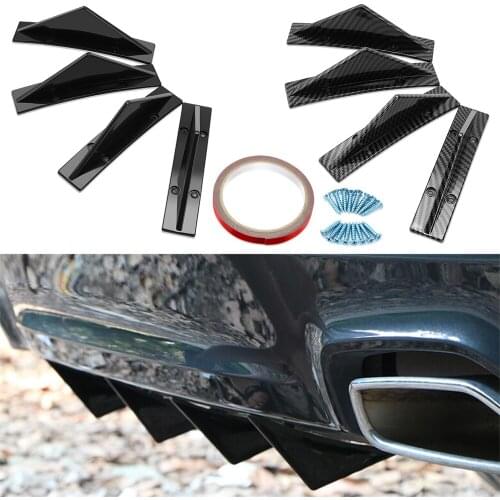 4PCS Car Rear Bumper Diffuser for Hyundai Creta I20 I40 Tucson Elantra Santa fe Solaris ix35 ix45