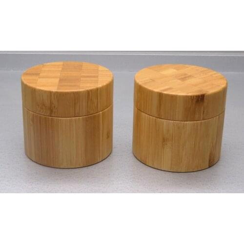 Free shipping high quality 250g 10pcs/lot bamboo cream jar inner PP body care cream jar,bamboo packing bottle