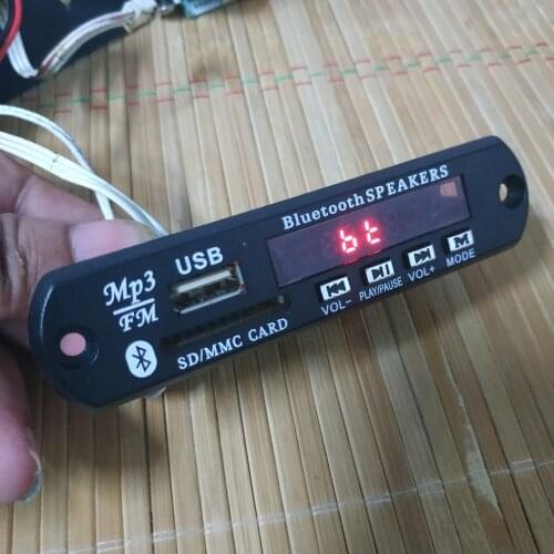 Bluetooth Decoder FM FM Radio Subwoofer Speaker Assembly Card Audio Decoder Board 5V