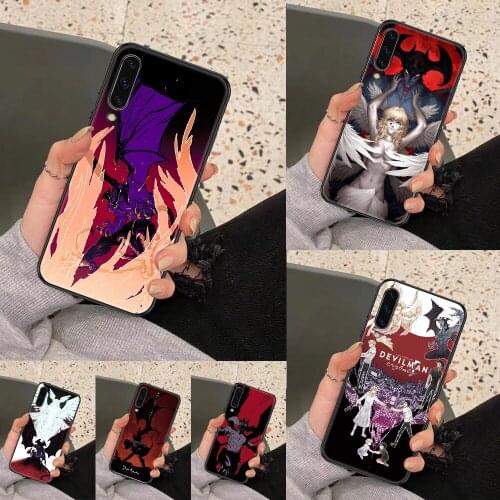 Anime DEVILMAN crybaby Phone case For Samsung Galaxy A 3 5 7 8 10 20 21 30 40 50 51 70 71 E S 2016 2018 4G black pretty prime