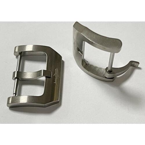 Heimdallr Watch Parts Solid 18/20mm Titanium Material Watch Buckle Suitable For Leather Strap/Silicone Strap Pin Buckle