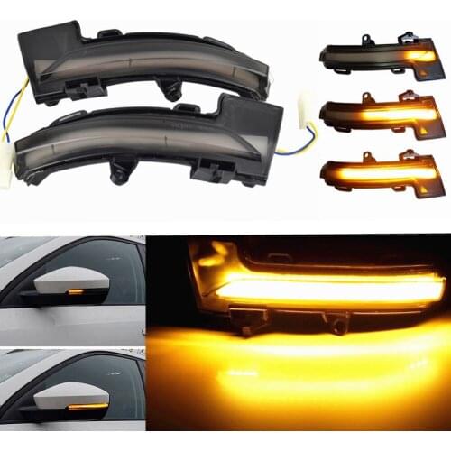 Dynamic LED Turn Signal Blinker for Skoda Octavia Mk3 A7 5E for VW T-roc Troc T-cross 2014 2015 2017 2018 2019 2020 Light