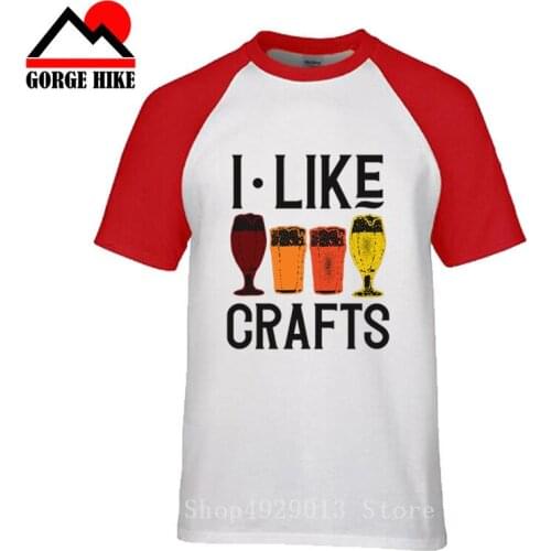 I Like Crafts Beer Brewing Brewery T-Shirt o neck Mug Glass celebration team T-shirt mens Beer A Day short Bottles Logo T-shirt
