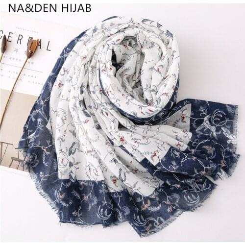 Hot sale Muslim bandana High quanlity Womens hijab NEW Sping color Pashmina Flower print shawls Beach wraps scarves 10 pcs/lot
