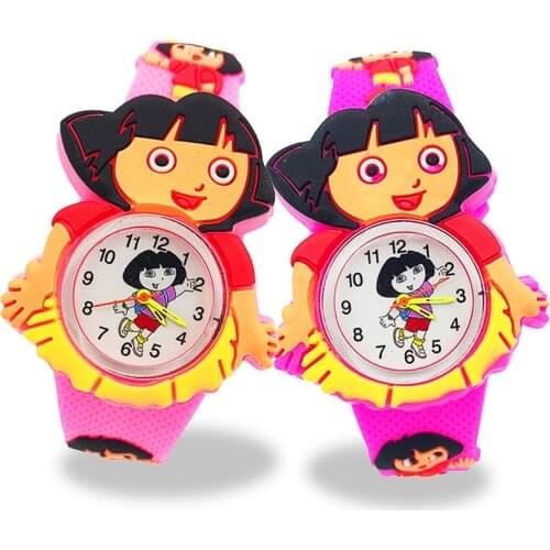 Baby Best Birthday Gift Kids Watches Princess Dora Toys Children Watch Silicone Digital Wristwatch Boys Girls Clock Child Watch