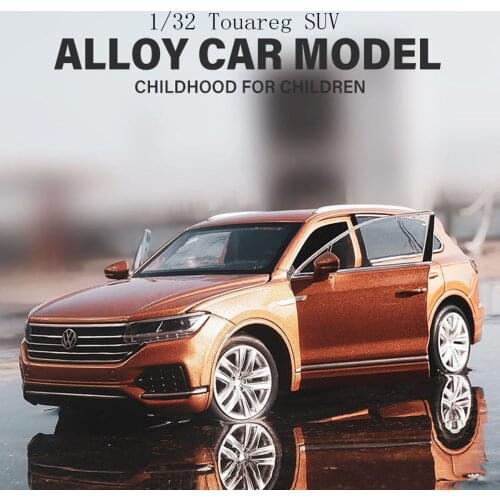 1:32 Scale Touareg SUV Alloy Car Diecasts & Toy Vehicles Model Miniature Toys For Childrens Gifts Free Shipping