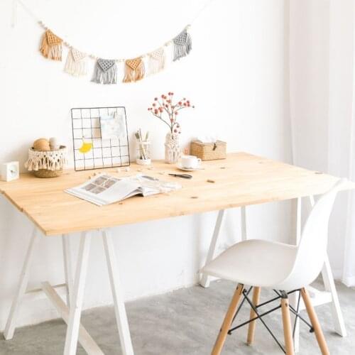 Kawaii Macrame Wall Tapestry Boho Home Decor Tapestries for Living Room Childrens Room Tapiz Hogar Vintage Decoration Farmhouse