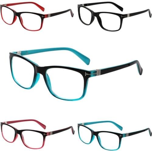 Boncamor Reading Glasses 4 Pack Quality Fashion colorful Readers for women and Men Reading Glasses Spring Hinge Diopter 0~600