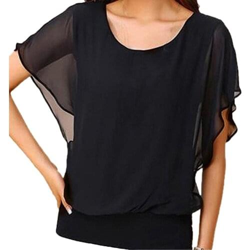 OFFENIENG Short Sleeve Blouses