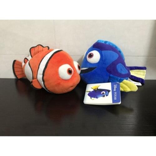 Authentic Disney Anime Movie Finding Nemo Cartoon Dory&Nemo Plush Toy Stuffed Dolls 20cm Kawaii Kid Gift