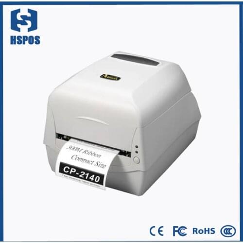 CP 2140M Thermal Label Barcode Printer Desktop Ribbon Tag Printer Machine Shipping Label Printer