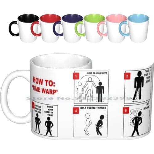 Horror Picture Show Time Warp Ceramic Mugs Coffee Cups Milk Tea Mug Horror Horror Picture Show Time Warp The Time Warp Song