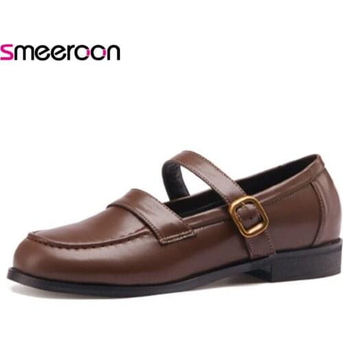 Smeeroon 2021 Hot Sale Pumps Women Single Shoes Mixed Colors Flock Chain Spring Summer Casual Shoes Thick High Heels Shoes Lady