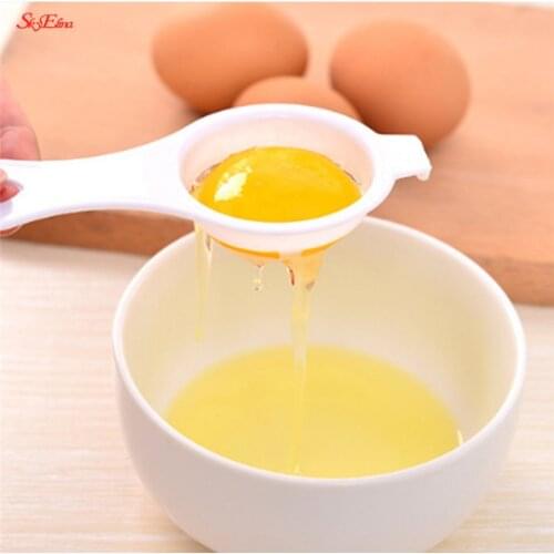 1/3/10PCS Egg Separator White Yolk Sifting Home Kitchen Chef Dining Cooking Gadget Egg Divider Egg Tools 12.5*5 cm 5Z