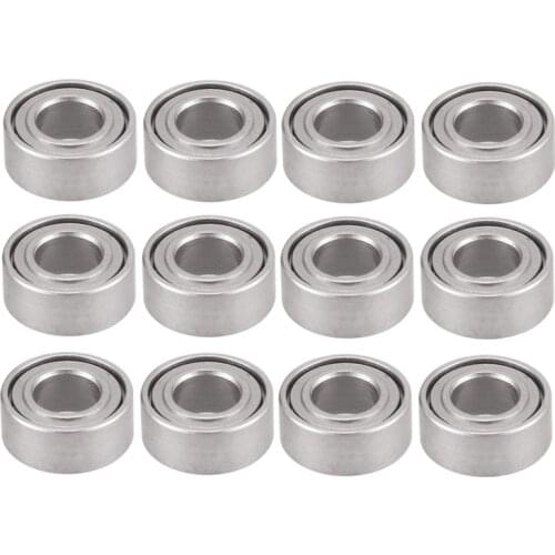 12PCS Steel Bearing 3X6X2mm for WPL C14 C24 C34 C44 MN D90 MN-90 MN99S RC Car Spare Parts Upgrade Accessories