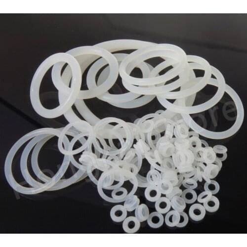 5pcs CS 1.5mm*OD 5-80mm White Food Grade Silicone O Ring HIGH TEMP Ring Gaskets ID 2-77mm Waterproof