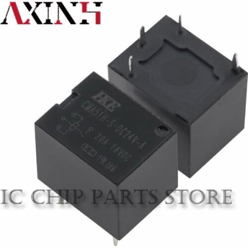 5pcs/lot HKE Auto relay CMA51H-S-DC24V-A 4PIN 12V 20A 100% new original relay in stock