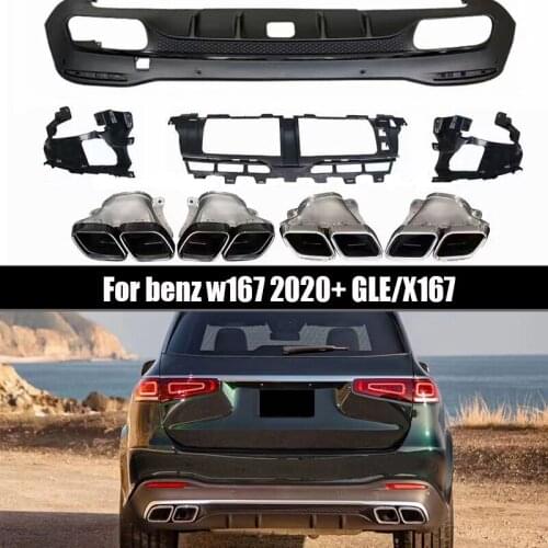 Bumper For benz w167 2020+ GLE/x167 GLS-class refit GLE63S/GLS63S dirruser+TIP