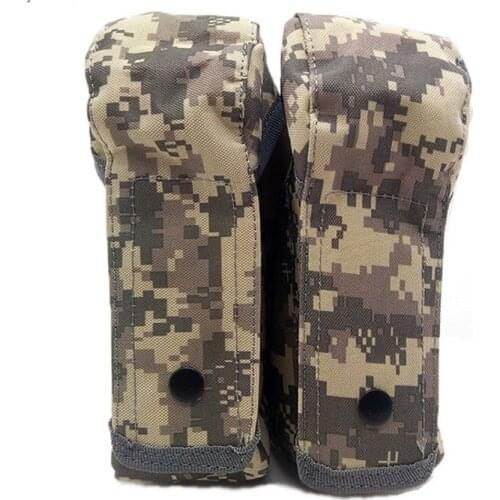 Airsoft Tactical Molle Double AK Pistol Magazine Pouch Army Gun Accessories Holder Hunting Bag Military M4 AK Rifle Mag Pouches