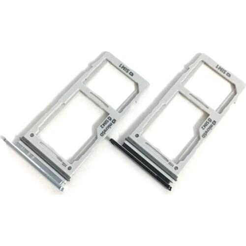 New For Samsung Galaxy S10E S10 S10 Plus Sim Card Reader Holder Dual & Single Sim Card Tray Holder Slot Adapter