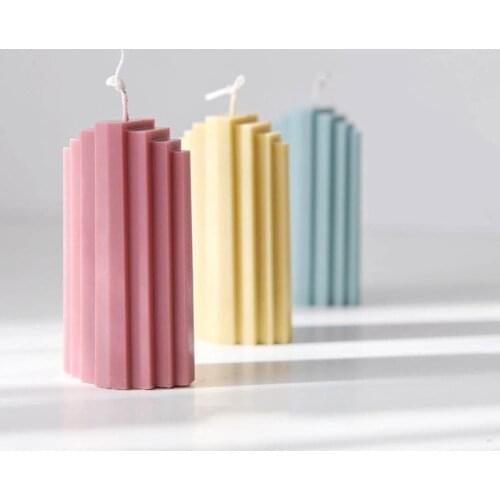 DIY Handmade Candle Mold Trapezoidal Scented Iceberg Plaster Mold Handmade Block Crafts Mold DIY Gifts Home Decoration
