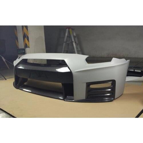 For Nissan R35 GTR 08-16 CBA/DBA Portion Carbon Fiber 2017 Nismo Style Body Kit FRP Car Accessories Full Bodykit Car-Styling