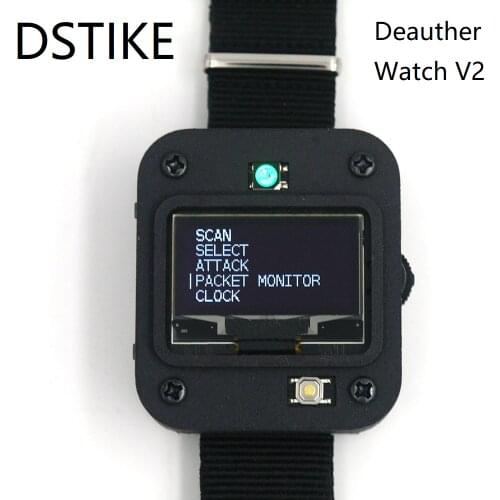 DSTIKE Deauther Watch V2 ESP8266 Programmable Development Board | Smart Watch | Arduino | NodeMCU | I2-009