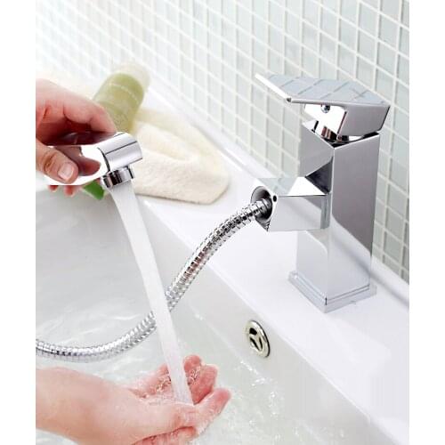 DUERNUO Pull-out Bath Mixers With Shower Head