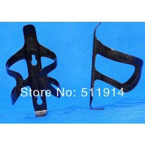 FLX-CG-D4 brand new full carbon glossy mtb road bike TT water bottle cage (2 pcs cages)