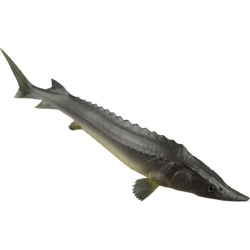 Gresorth 21 inch Artificial Sea Creatures Fake Chinese Sturgeon Decoration for Home Party Christmas Display Kids Play Toy